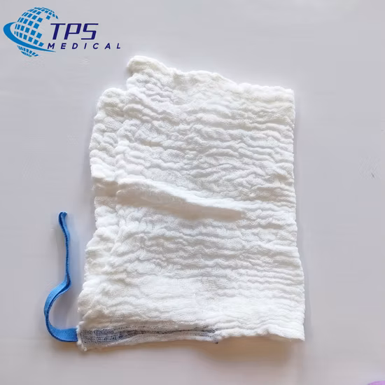 Medicazione della ferita Tampone addominale Spugna per labbra sterile in doppia garza avvolta